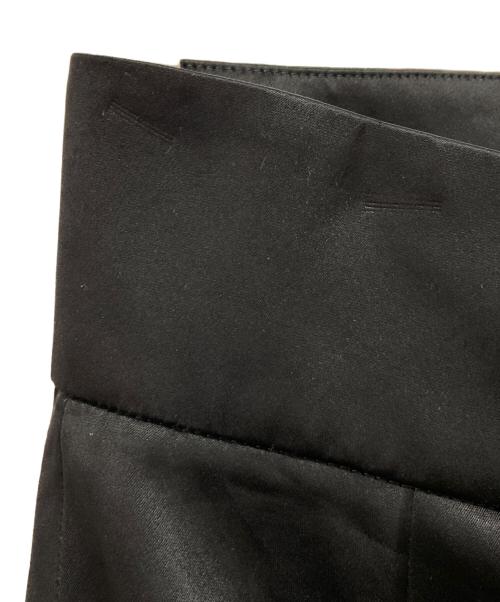 ASTRAET（アストラット）ASTRAET (アストラット) サテン フラップポケット タイトスカート ブラックの古着・服飾アイテム