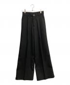 ARGUECULTUREアルグエカルチャー）の古着「ワイドパンツ」｜ブラック