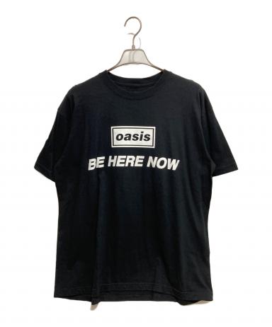 oasis プリントTシャツ Mサイズ 中古・古着通販】OASIS (オアシス) OASIS-プリントTシャツ ブラック