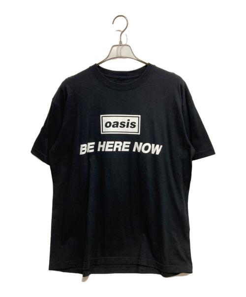 oasis（オアシス）OASIS (オアシス) OASIS-プリントTシャツ ブラック サイズ: XLの古着・服飾アイテム