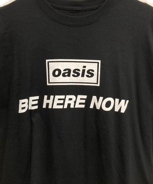 oasis（オアシス）OASIS (オアシス) OASIS-プリントTシャツ ブラック サイズ: XLの古着・服飾アイテム
