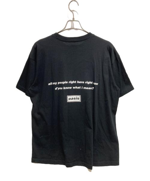 oasis（オアシス）OASIS (オアシス) OASIS-プリントTシャツ ブラック サイズ: XLの古着・服飾アイテム