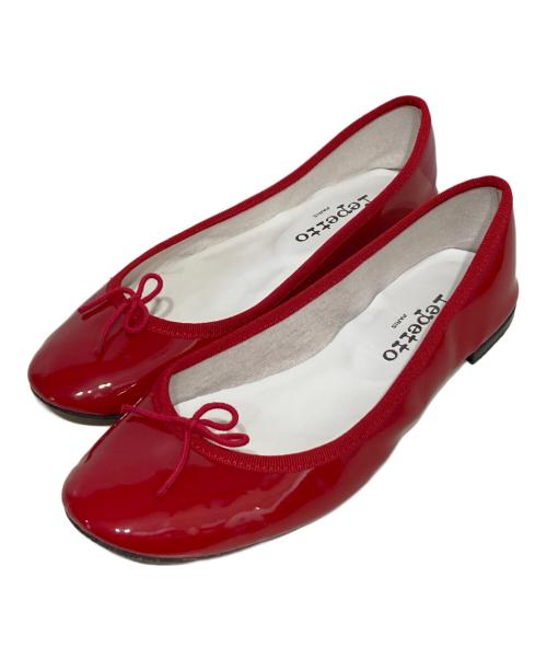 repetto（レペット）repetto (レペット) バレエパンプス レッド サイズ:38 1/2の古着・服飾アイテム