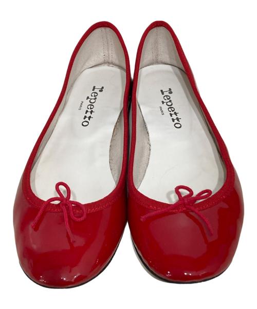 repetto（レペット）repetto (レペット) バレエパンプス レッド サイズ:38 1/2の古着・服飾アイテム