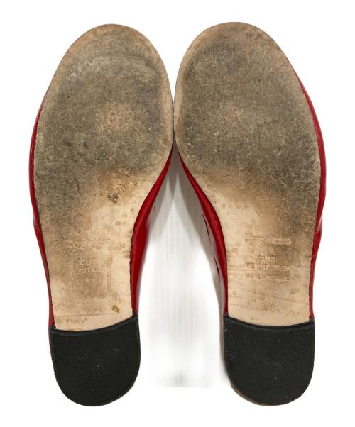 repetto（レペット）repetto (レペット) バレエパンプス レッド サイズ:38 1/2の古着・服飾アイテム