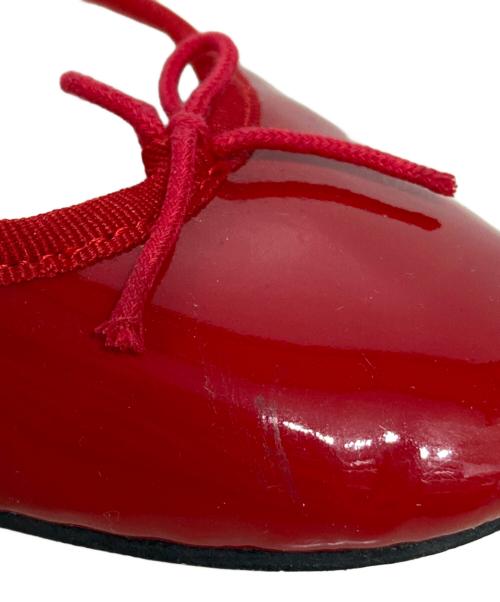 repetto（レペット）repetto (レペット) バレエパンプス レッド サイズ:38 1/2の古着・服飾アイテム