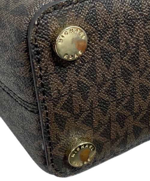 MICHAEL KORS（マイケル・コース）MICHAEL KORS (マイケル・コース) トートバッグ ブラウン×ベージュの古着・服飾アイテム