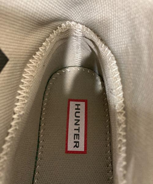 HUNTER（ハンター）HUNTER (ハンター) エクスプローラー アンクル ジップ フラットフォームブーツ ベージュ サイズ:38の古着・服飾アイテム