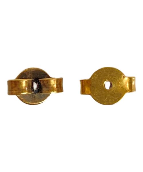 GUCCI（グッチ）GUCCI (グッチ) クリアストーンGGピアス ゴールドの古着・服飾アイテム