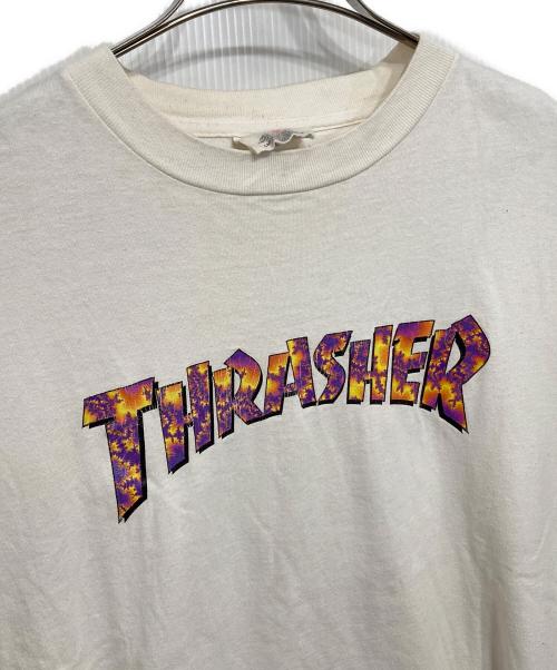ONEITA（オニータ）ONEITA (オニータ) THRASHER－プリントTシャツ ホワイト サイズ:LARGEの古着・服飾アイテム