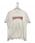 ONEITA（オニータ）の古着「THRASHER－プリントTシャツ」｜ホワイト