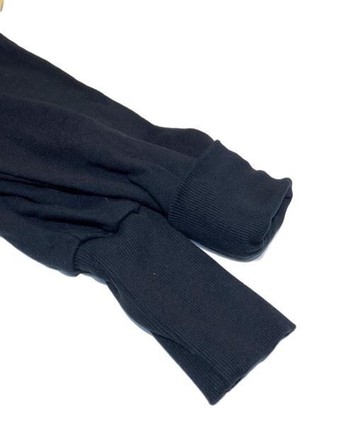 HOUGA（ホウガ）houga (ホウガ) クロップドフリルスエット ブラック サイズ:Fの古着・服飾アイテム