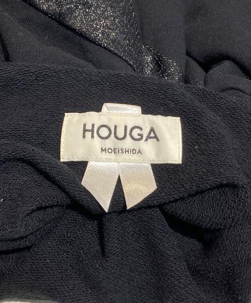 HOUGA（ホウガ）houga (ホウガ) クロップドフリルスエット ブラック サイズ:Fの古着・服飾アイテム