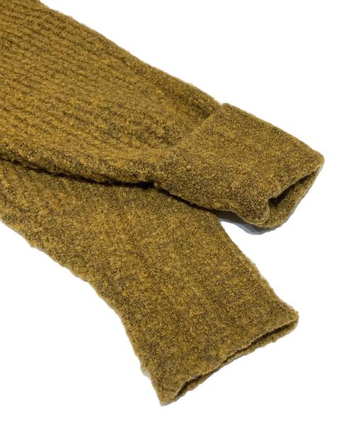 VIAVANDA（ヴィアヴァンダ）viavanda (ヴィアヴァンダ) DOUBLE ZIP WOOL KNIT CARDIGAN カーキ サイズ:Fの古着・服飾アイテム