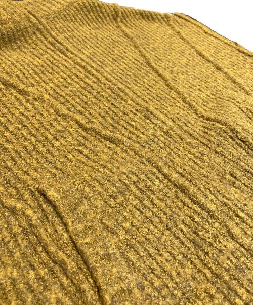 VIAVANDA（ヴィアヴァンダ）viavanda (ヴィアヴァンダ) DOUBLE ZIP WOOL KNIT CARDIGAN カーキ サイズ:Fの古着・服飾アイテム