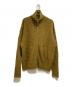 viavanda（ヴィアヴァンダ）の古着「DOUBLE ZIP WOOL KNIT CARDIGAN」｜カーキ