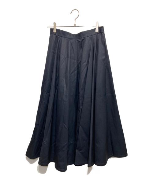 ROPE（ロペ）ROPE (ロペ) ドライコットンフレアスカート ネイビー サイズ:36の古着・服飾アイテム