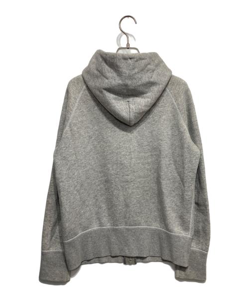 DRAWER（ドゥロワー）DRAWER (ドゥロワー) ツリウラケジップパーカー ライトグレー サイズ:40の古着・服飾アイテム