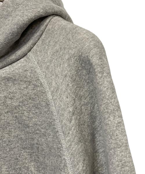 DRAWER（ドゥロワー）DRAWER (ドゥロワー) ツリウラケジップパーカー ライトグレー サイズ:40の古着・服飾アイテム