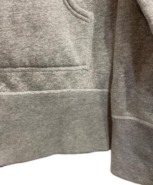 DRAWER（ドゥロワー）DRAWER (ドゥロワー) ツリウラケジップパーカー ライトグレー サイズ:40の古着・服飾アイテム