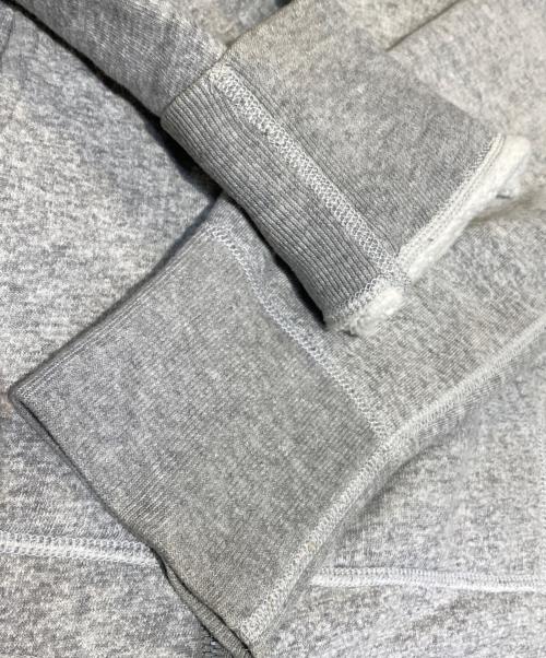 DRAWER（ドゥロワー）DRAWER (ドゥロワー) ツリウラケジップパーカー ライトグレー サイズ:40の古着・服飾アイテム