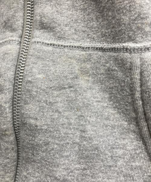 DRAWER（ドゥロワー）DRAWER (ドゥロワー) ツリウラケジップパーカー ライトグレー サイズ:40の古着・服飾アイテム