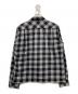 TAKAHIROMIYASHITA TheSoloIst. (タカヒロミヤシタ ザソロイスト) PRIMALOFT Nel Open Collar Check Shirt グレー×ブラック サイズ:48：6000円