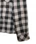中古・古着 TAKAHIROMIYASHITA TheSoloIst. (タカヒロミヤシタ ザソロイスト) PRIMALOFT Nel Open Collar Check Shirt グレー×ブラック サイズ:48：6000円