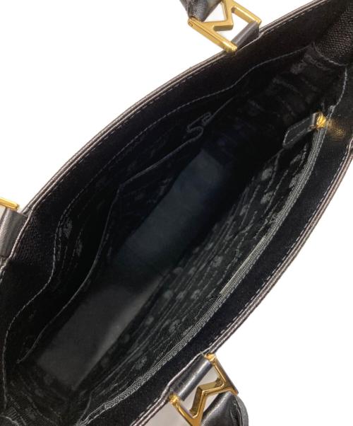 MORABITO（モラビト）MORABITO (モラビト) レザートートバッグ ブラックの古着・服飾アイテム