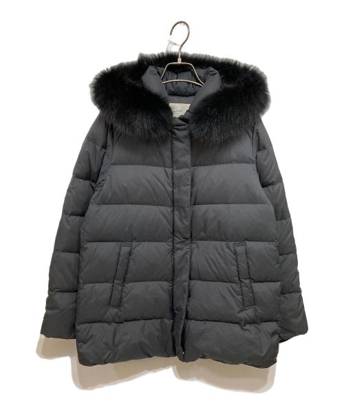 IENA（イエナ）IENA (イエナ) P/タフタロングダウンコート ブラック サイズ:36の古着・服飾アイテム