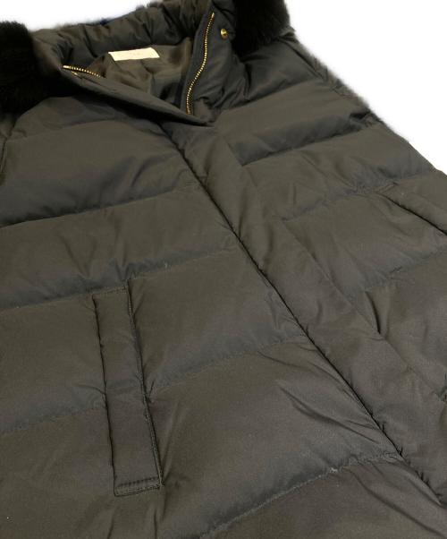 IENA（イエナ）IENA (イエナ) P/タフタロングダウンコート ブラック サイズ:36の古着・服飾アイテム