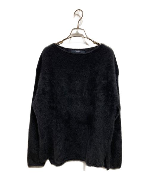 FRAMeWORK（フレームワーク）FRAMeWORK (フレームワーク) FOX/CASHMERE ボートネック プルオーバー レディース ブラック サイズ:表記無しの古着・服飾アイテム