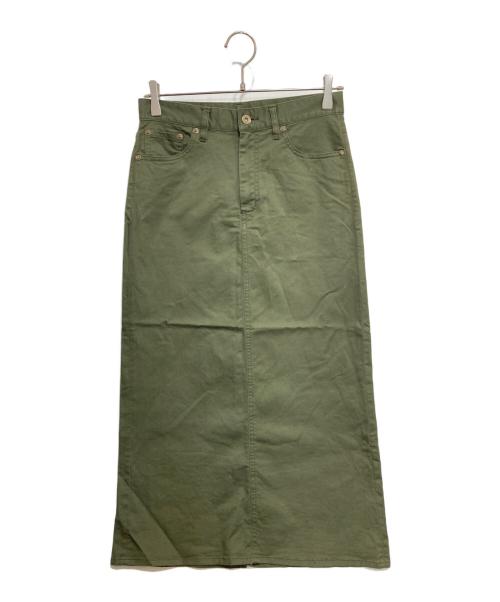 Spick and Span（スピックアンドスパン）Spick and Span (スピックアンドスパン) チノストレッチAラインスカート オリーブ サイズ:36の古着・服飾アイテム