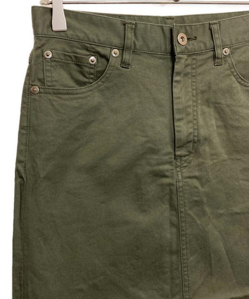 Spick and Span（スピックアンドスパン）Spick and Span (スピックアンドスパン) チノストレッチAラインスカート オリーブ サイズ:36の古着・服飾アイテム
