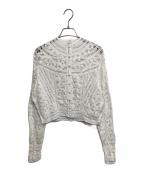 IENAイエナ）の古着「LA BOUCLE / バテンレースブラウス」｜アイボリー