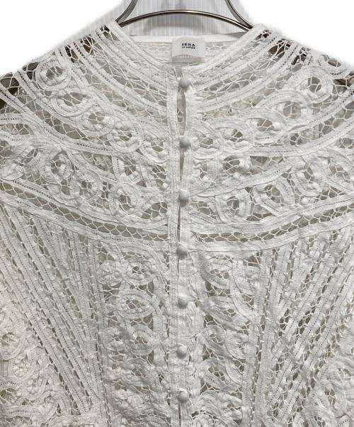 IENA（イエナ）IENA (イエナ) LA BOUCLE / バテンレースブラウス アイボリー サイズ:記載無しの古着・服飾アイテム