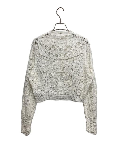 IENA（イエナ）IENA (イエナ) LA BOUCLE / バテンレースブラウス アイボリー サイズ:記載無しの古着・服飾アイテム