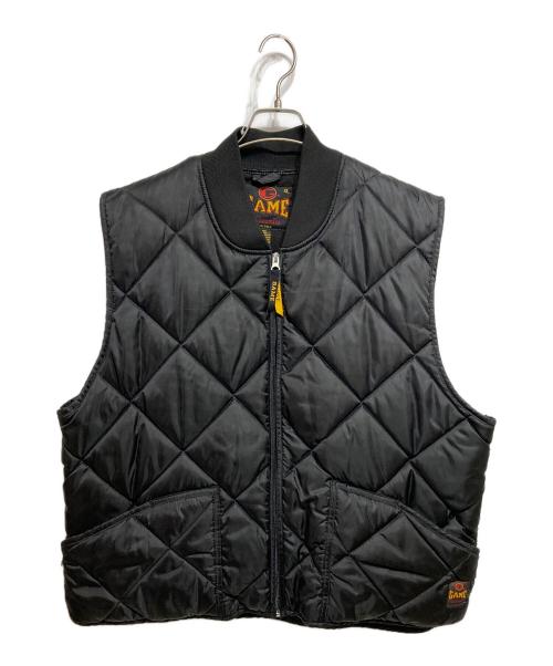 GAME（ゲーム）game (ゲーム) キルティングジャケット ブラック サイズ:XLの古着・服飾アイテム