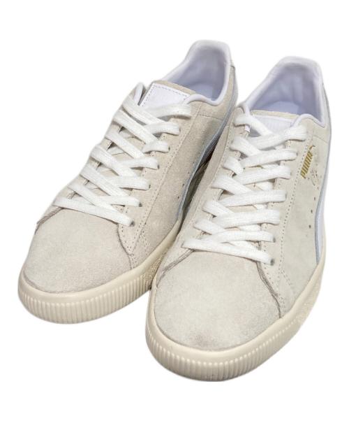 PUMA（プーマ）PUMA (プーマ) CLYDE PRM FROSTED IVORY-PUMA WHITE アイボリー サイズ:27.5の古着・服飾アイテム