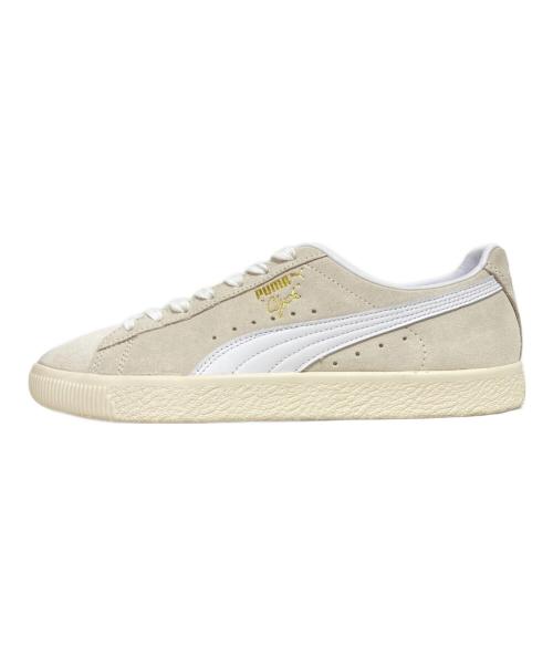 PUMA（プーマ）PUMA (プーマ) CLYDE PRM FROSTED IVORY-PUMA WHITE アイボリー サイズ:27.5の古着・服飾アイテム