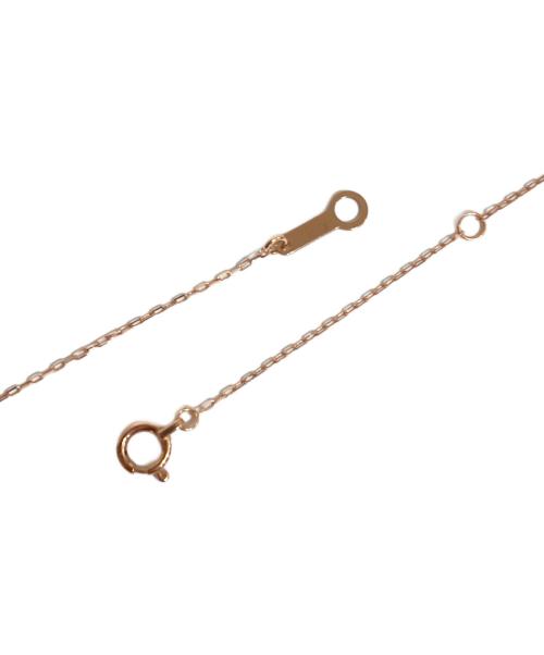 4℃（ヨンドシー）4℃ (ヨンドシー) K10ピンクゴールドハートネックレス ピンクゴールドの古着・服飾アイテム