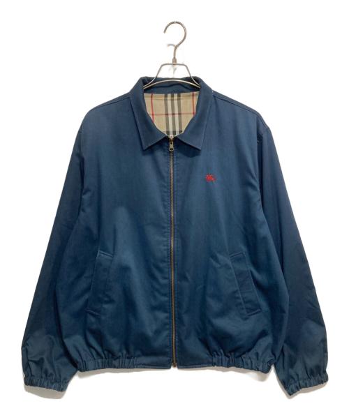 BURBERRY LONDON（バーバリーロンドン）BURBERRY LONDON (バーバリーロンドン) 裏ノバスイングトップ ネイビー サイズ:Lの古着・服飾アイテム