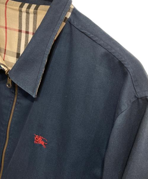 BURBERRY LONDON（バーバリーロンドン）BURBERRY LONDON (バーバリーロンドン) 裏ノバスイングトップ ネイビー サイズ:Lの古着・服飾アイテム