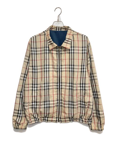 BURBERRY LONDON（バーバリーロンドン）BURBERRY LONDON (バーバリーロンドン) 裏ノバスイングトップ ネイビー サイズ:Lの古着・服飾アイテム