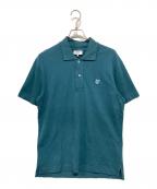 maison kitsuneメゾンキツネ）の古着「BOLD FOX HEAD PATCH COMFORT POLO」｜グリーン