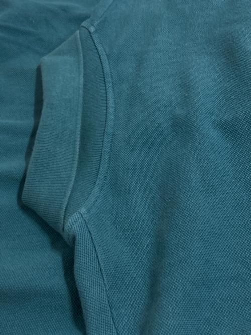 maison kitsune（メゾンキツネ）maison kitsune (メゾンキツネ) BOLD FOX HEAD PATCH COMFORT POLO グリーン サイズ:Mの古着・服飾アイテム