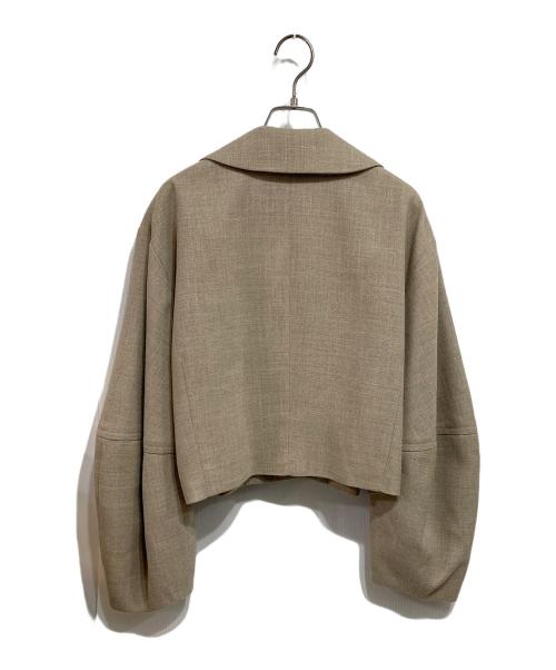 CLANE（クラネ）CLANE (クラネ) コクーン スリーブ ショート ジャケット ベージュ サイズ:2の古着・服飾アイテム