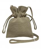 CFCLシーエフシーエル）の古着「STRATA DRAWSTRING MINI BAG」｜ベージュ