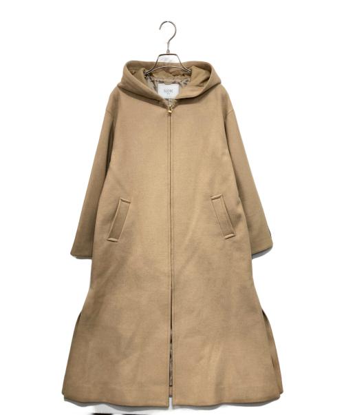 SLOBE IENA（スローブ イエナ）SLOBE IENA (スローブ イエナ) HAMILTONフードロングコート ベージュ サイズ:Fの古着・服飾アイテム