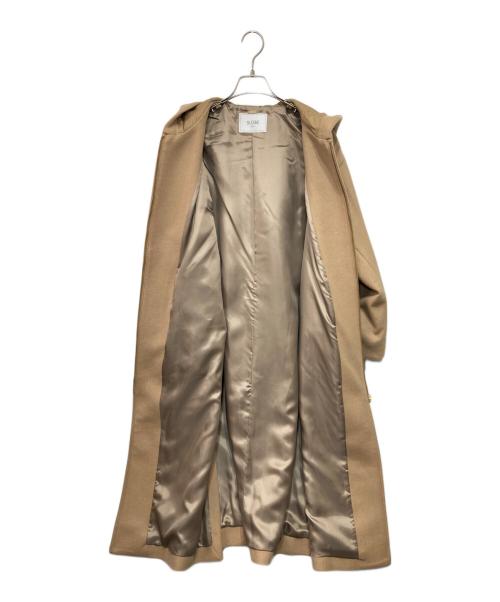 SLOBE IENA（スローブ イエナ）SLOBE IENA (スローブ イエナ) HAMILTONフードロングコート ベージュ サイズ:Fの古着・服飾アイテム